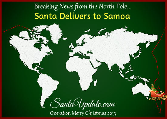 Samoa Reports a Merry Christmas 1