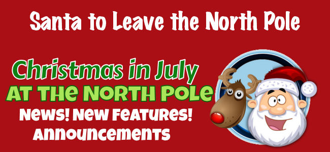 Santa Leaving the North Pole 1