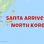 Santa Heads into North Korea 7