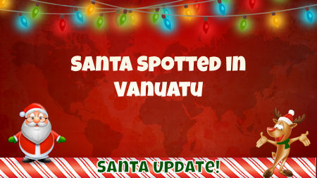 Santa Sighting in Vanuatu 1