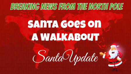 Santa Goes on Walkabout