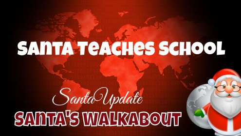 Santa Teaches School