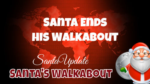 Santa Ends His Walkabout