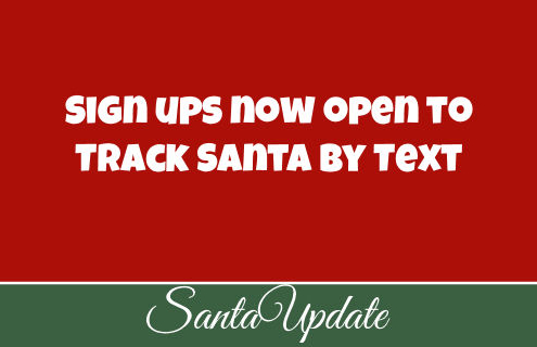 Tracking Santa by Text Opens Early 2