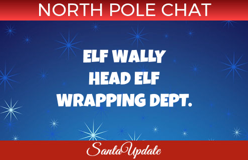 Elf Wally to Debut in North Pole Chat 3