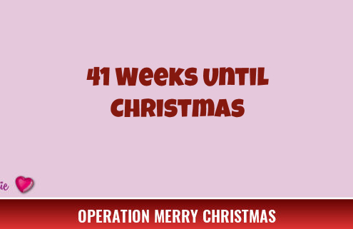 41 Weeks Until Christmas 1