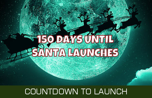 150 Days Until Santa Launches 2