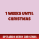 1 Week Until Christmas 1