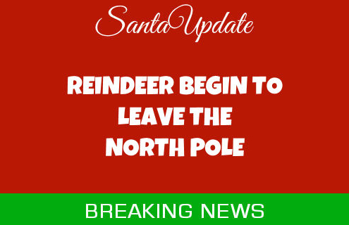 Reindeer Begin to Leave the North Pole 3
