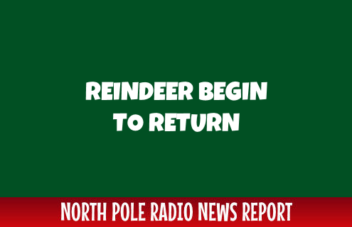 Reindeer Return to the North Pole Slowly 3