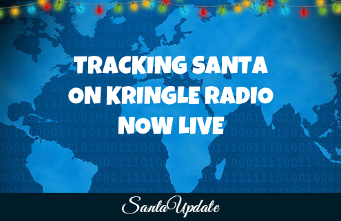 Tracking Santa Live on Kringle Radio 2