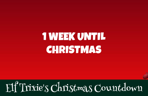 1 Week Until Christmas 2